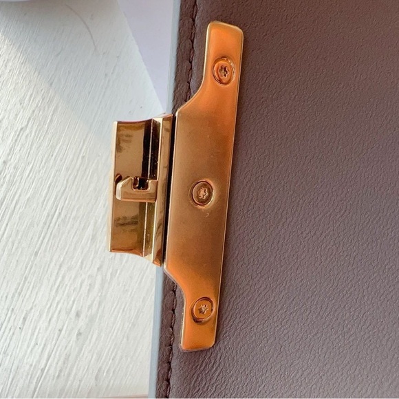 Celine Teen Triomphe Crossbody Bag Grey - Picture 7 of 8